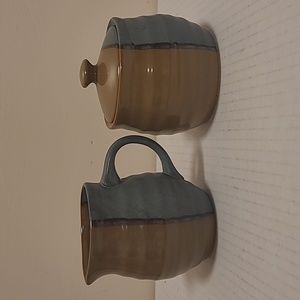 NWOT Sango Creamer and Lidded Sugar Bowl